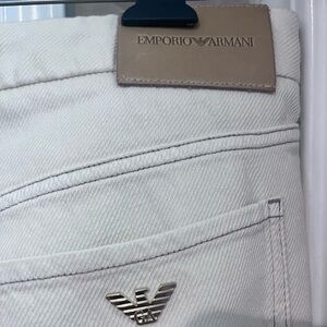 Off white Armani pants.